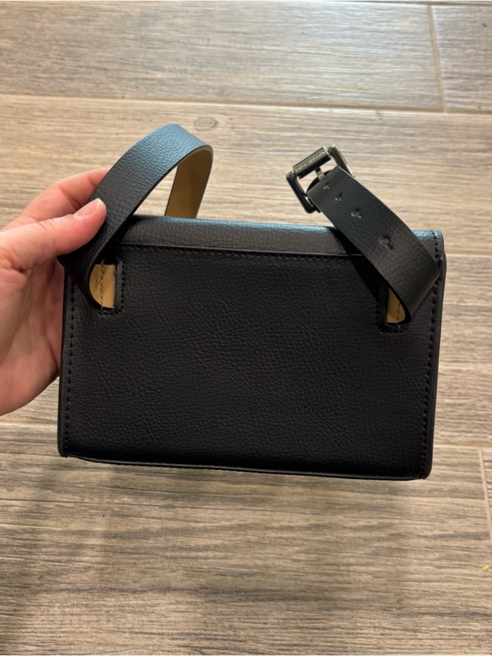 Michael Kors Leather Logo Fanny Pack Belt Bag Black Size L/XL New without Tags - Picture 8 of 8